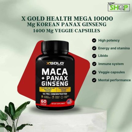 X-gold  Maca + Panax Ginsing capsul - 60pcs